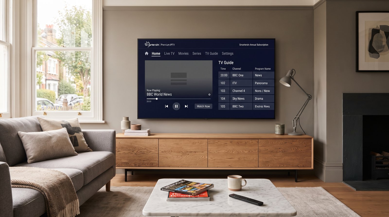 IPTV annual subscription guide for UK viewers