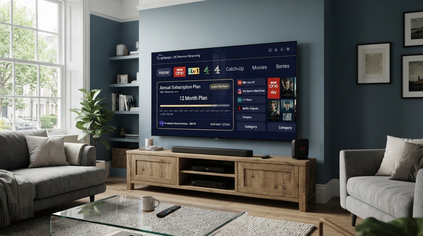 IPTV subscription 1 year UK guide for comparing annual IPTV plans