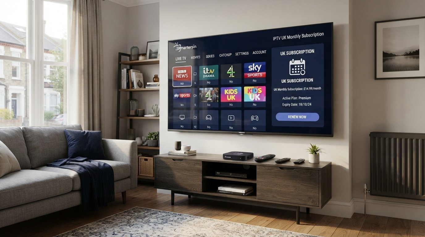 IPTV UK monthly subscription guide for viewers