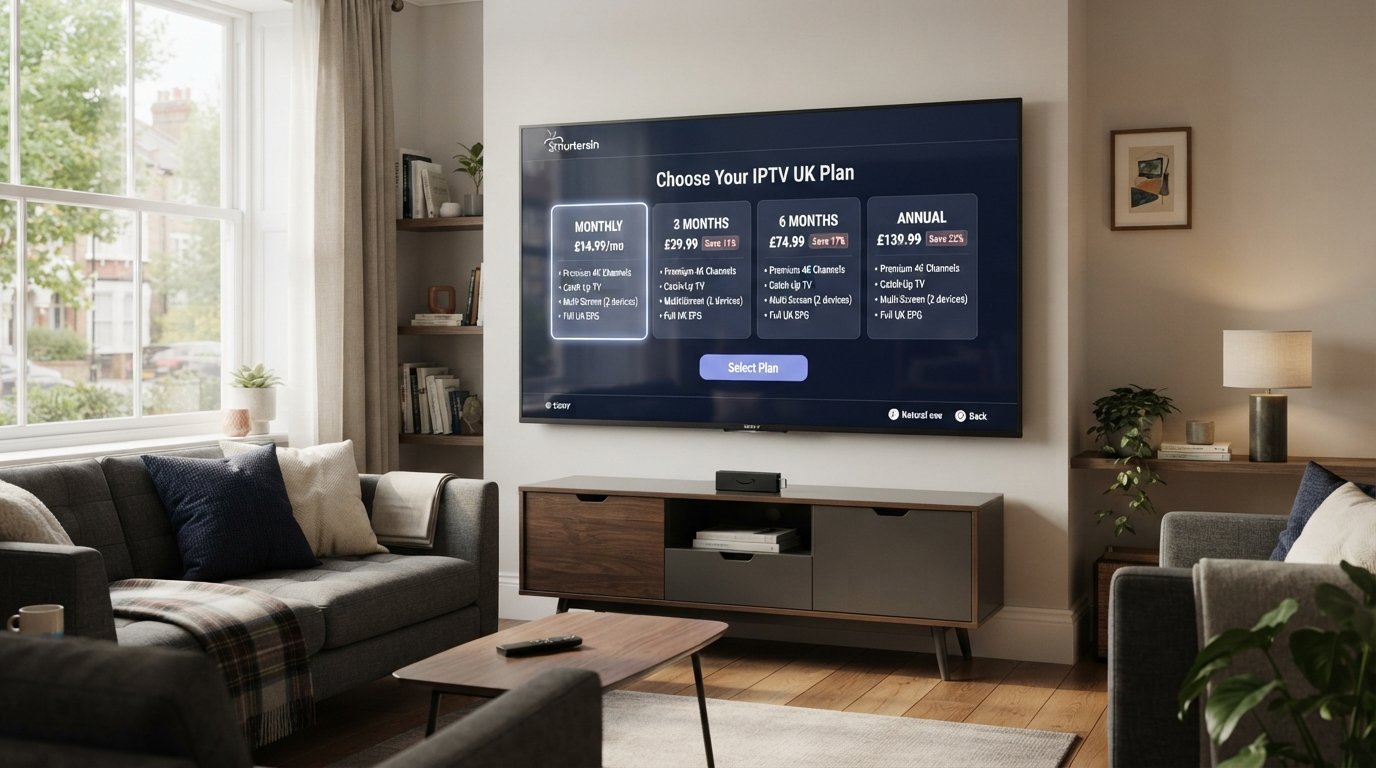 IPTV UK plans guide for comparing subscription options